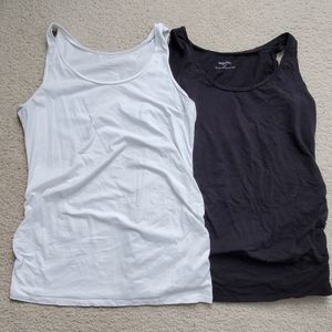 2 maternity sleeveless tank tops